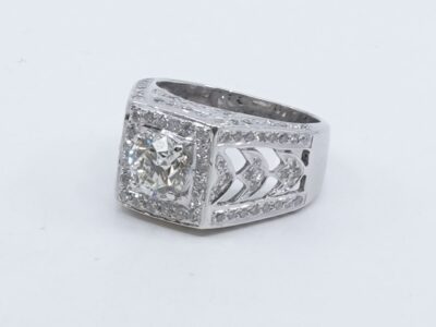Ring Vitguld 18K