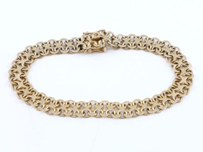 Armband X-länk 18K 13,8g Längd 18,3cm