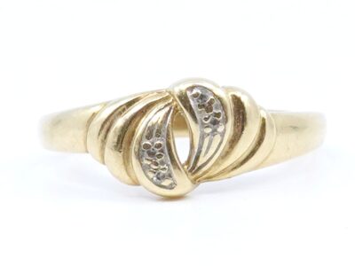 Ring Guld 18K 3,3g Ø17,5 med dia