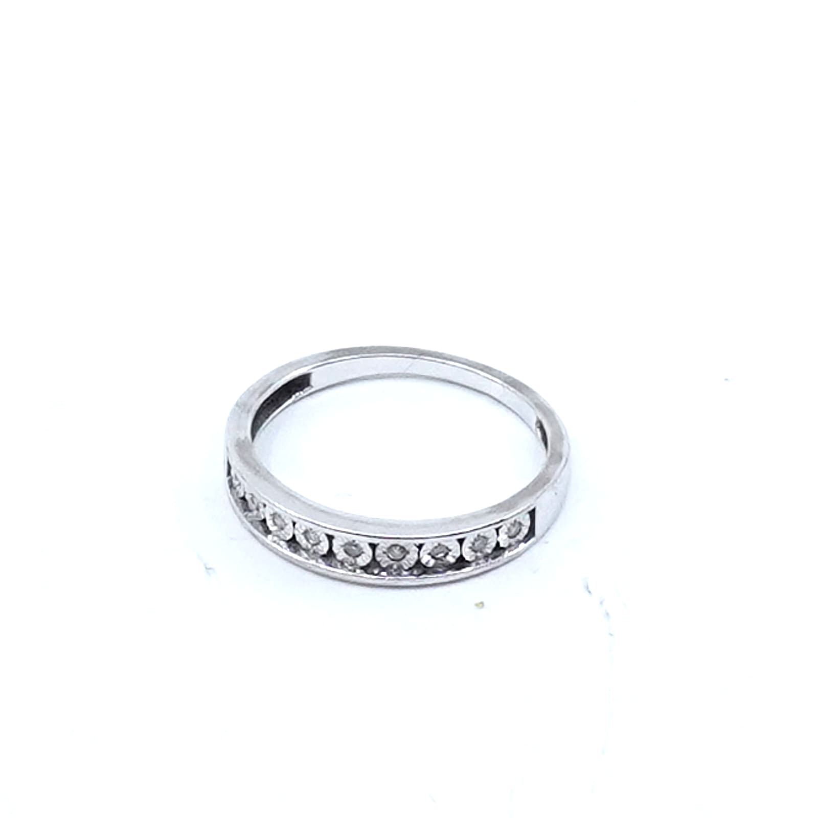 Ring Vitguld 18K