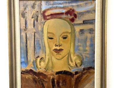 Målning, Edvard Stenberg(1883-1950),