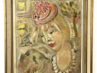 Målning, Edvard Stenberg(1883-1950),