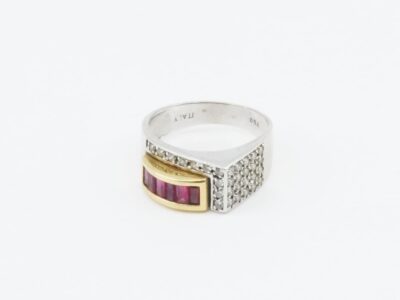 Ring Vitguld 18K