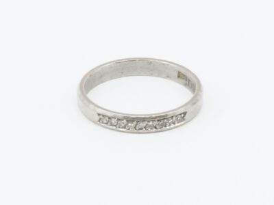 Ring Vitguld 18K