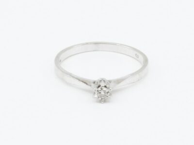 Ring Vitguld 18K