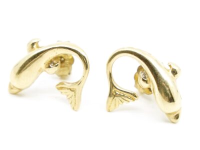 Örhängen Delfiner Guld 14K