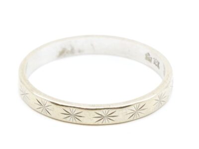 Ring mönstrad Vitguld 18K
