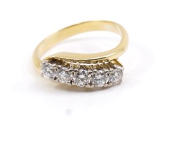 Ring Guld med diamanter