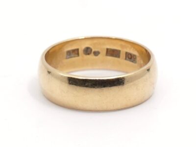 Ring Slät Guld 18K