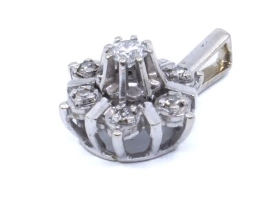 Hänge med diamanter 18K vitguld