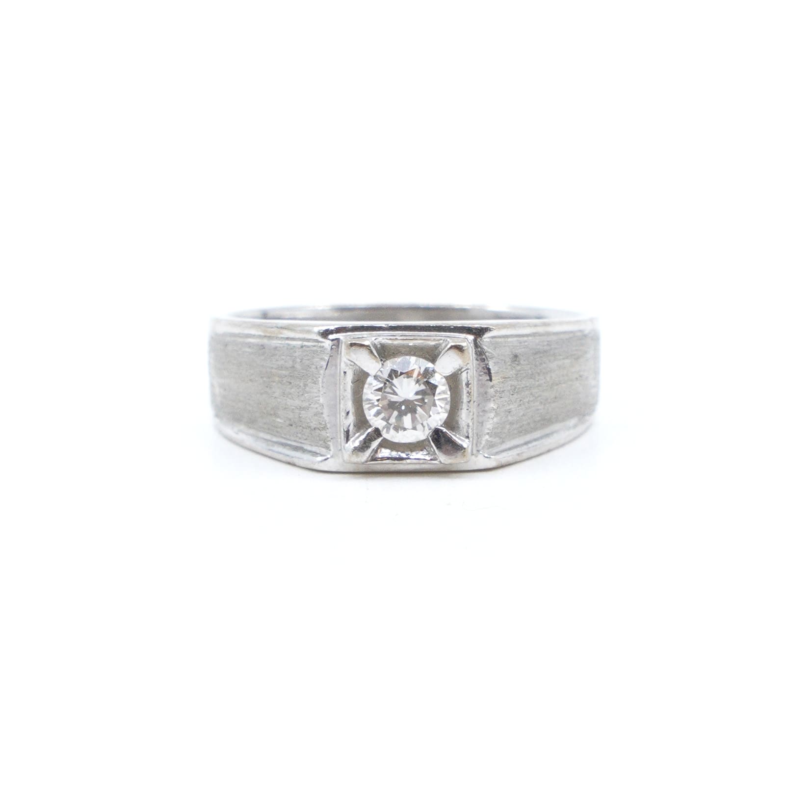 Ring Vitguld med diamant