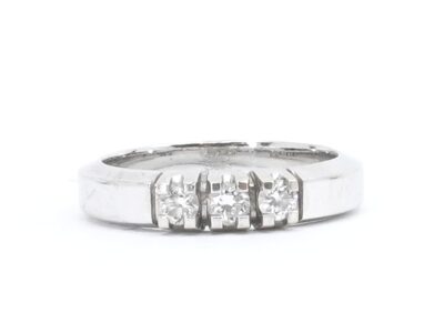 Ring Vitguld 14K