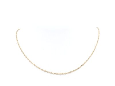 Halskedja Singapore Guld 18K