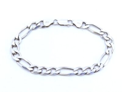 Armband Figaro Silver