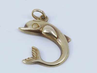 Hänge Delfin 14K 3,1g Bredd 25mm Höjd 30mm