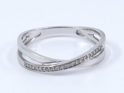 Ring vitguld med