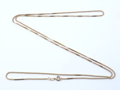 Halskedja Venezia 18K 7,6g Längd 70cm Bredd 1mm, GHA
