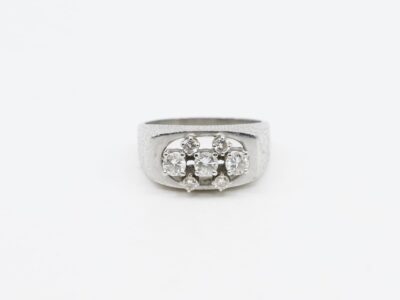 Ring med Diamanter Vitguld 18K