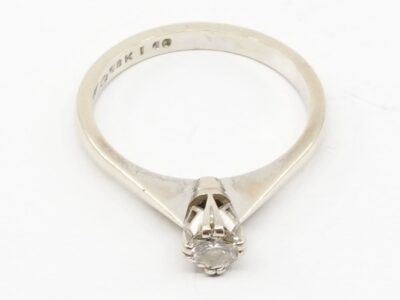 Ring Vitguld 18K