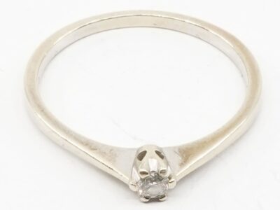 Ring Vitguld 18K