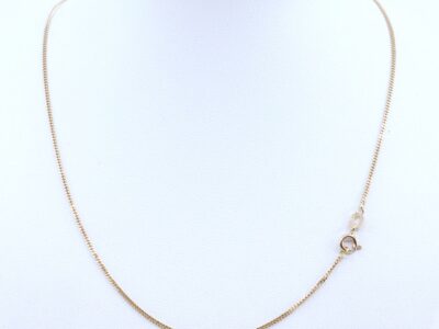 Halskedja Pansar Guld 18K 2,3g Längd 38cm
