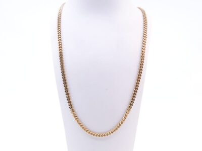 Halskedja Pansar Guld 18K 28g Längd 51cm