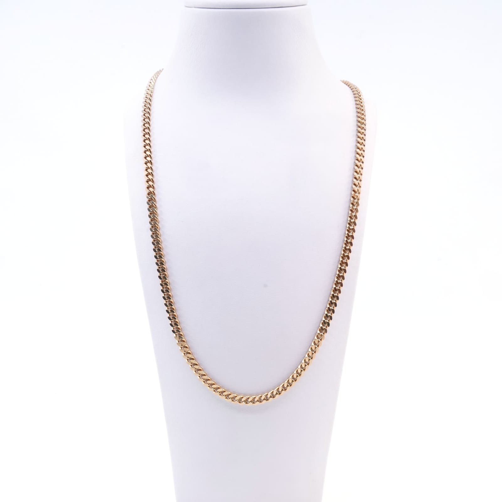 Halskedja Pansar Guld 18K 28g Längd 51cm