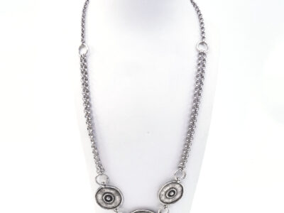Collier Silver S925 brv 21,8g design Viking YOK, 43,5cm