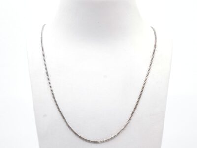 Halskedja Pansar vitguld 18K 3,2g Längd 43,5cm