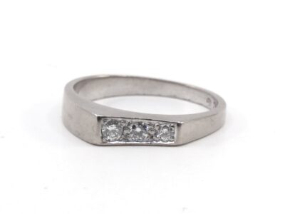 Ring vitguld 18K