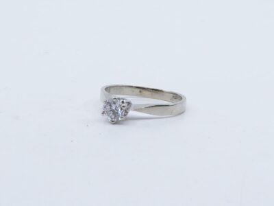 Ring Vitguld 18K