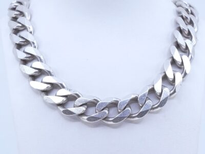 Halskedja Pansar Silver