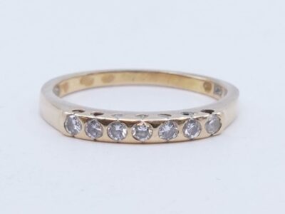 Ring Guld 18K med diamanter 7xca0,025ct