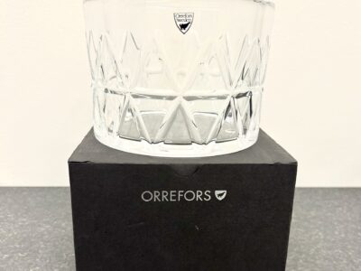 Skål Orrefors, "City Bowl" Design Martti Rytkönen