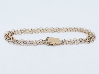 Armband X-Länk Guld 18K 8,2g, 19,5cm