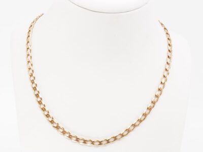 Halskedja Pansar 18K Längd 47cm