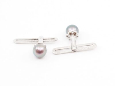 Kragknappar 2st Vitguld 18K 2,7g
