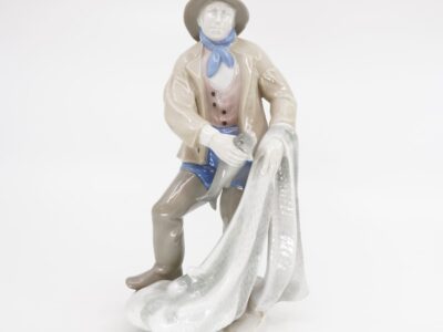 Figurin Porslin "Fiskargubbe" GDR Östtyskland 1949-1990