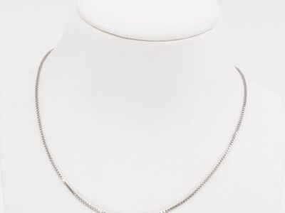 Halskedja Venezia Silver Längd 38cm