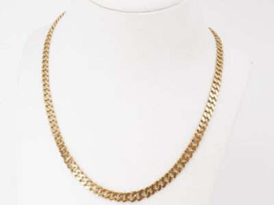 Halskedja doserad Pansar 18K Längd 47,5cm
