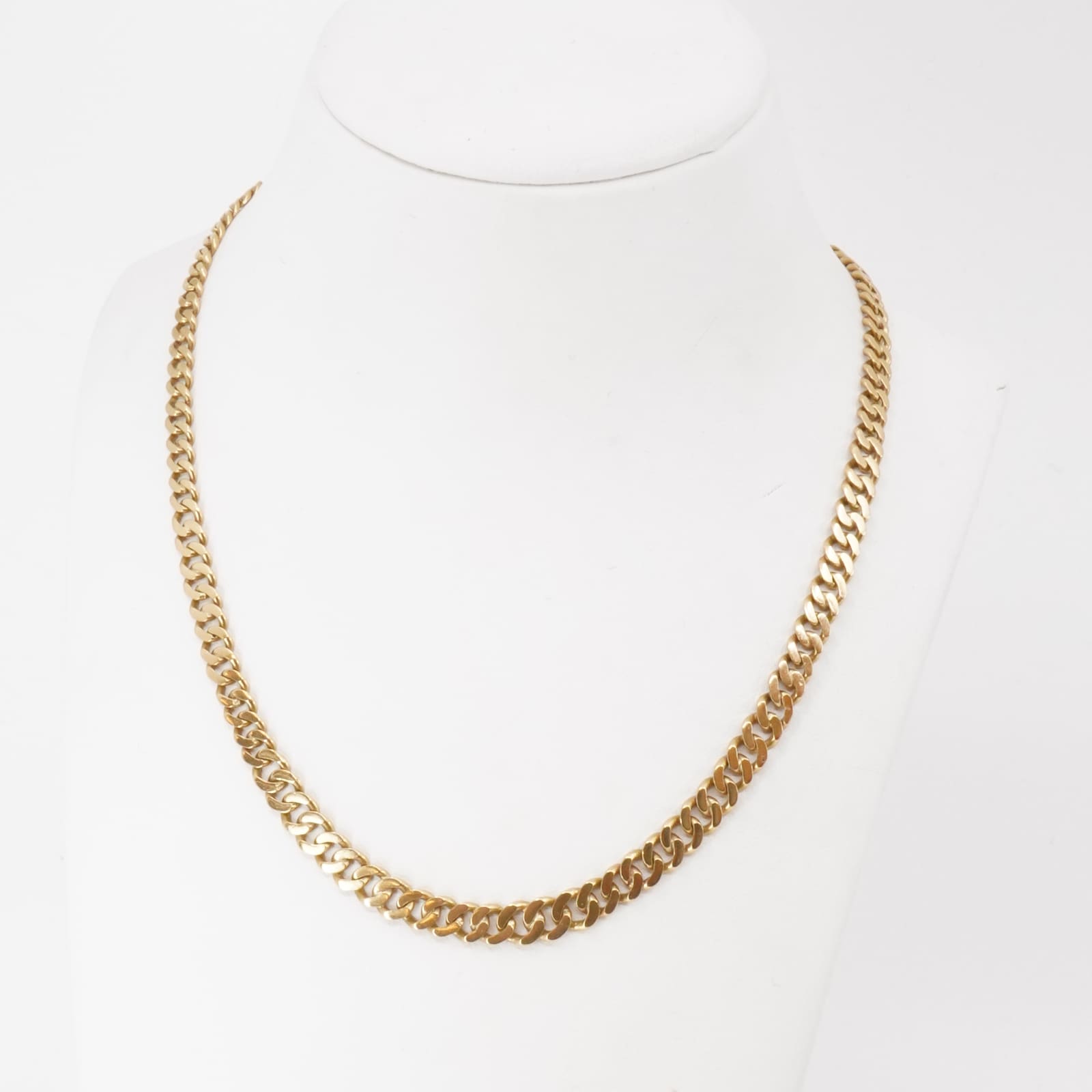 Halskedja doserad Pansar 18K Längd 47,5cm