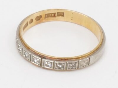 Ring Tvåfärgat 18K Brv 2,4g