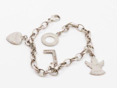 Armband Thomas Sabo Ankkarlänk med fyra berlocker Silver S925 13,3g