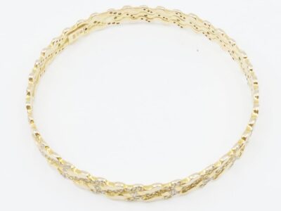 Armring Guld med diamanter (20xca0,02ct & 180xca0,01ct)