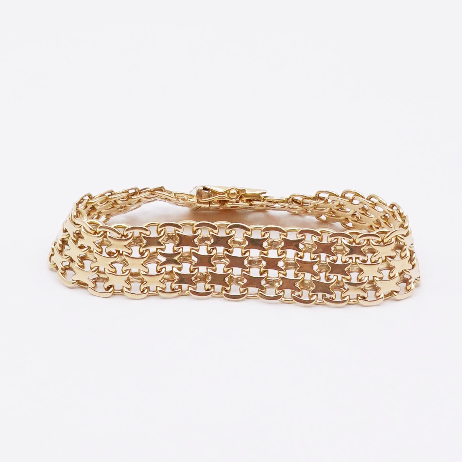 Armband X-länk Guld