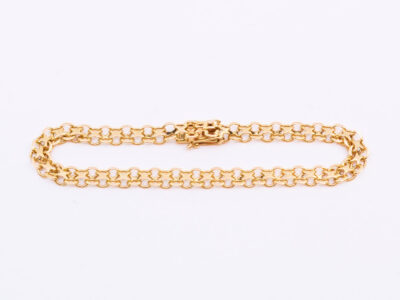 Armband X-länk Guld