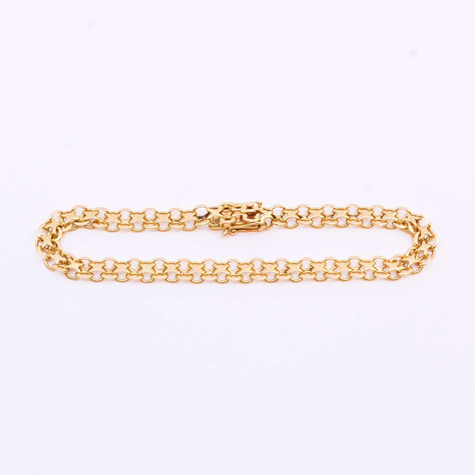 Armband X-länk Guld
