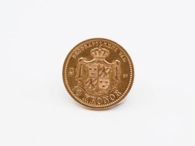 Minnesmynt Guld 21K 4,4g Kung Oscar II