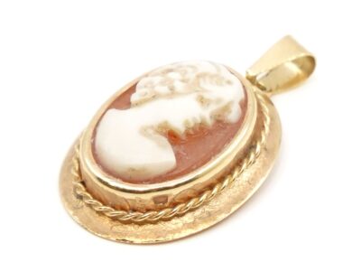 Hänge/berlock Camé Guld 18K
