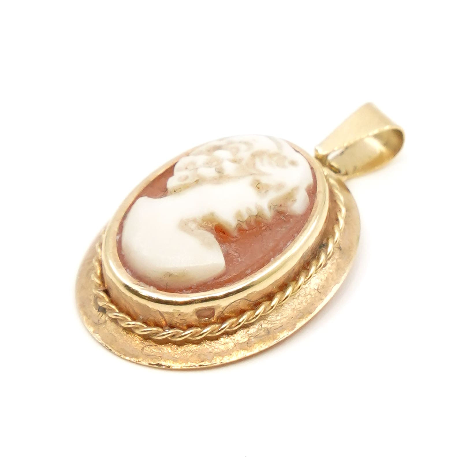 Hänge/berlock Camé Guld 18K